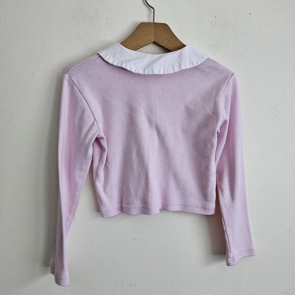 Vintage New Moves Collared Cardigan Sweater • Girls Size Small 7-8 year USA - Picture 3 of 6